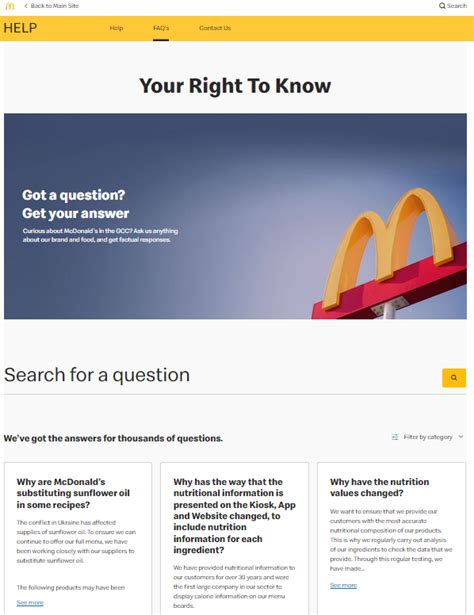 Contact and FAQ.